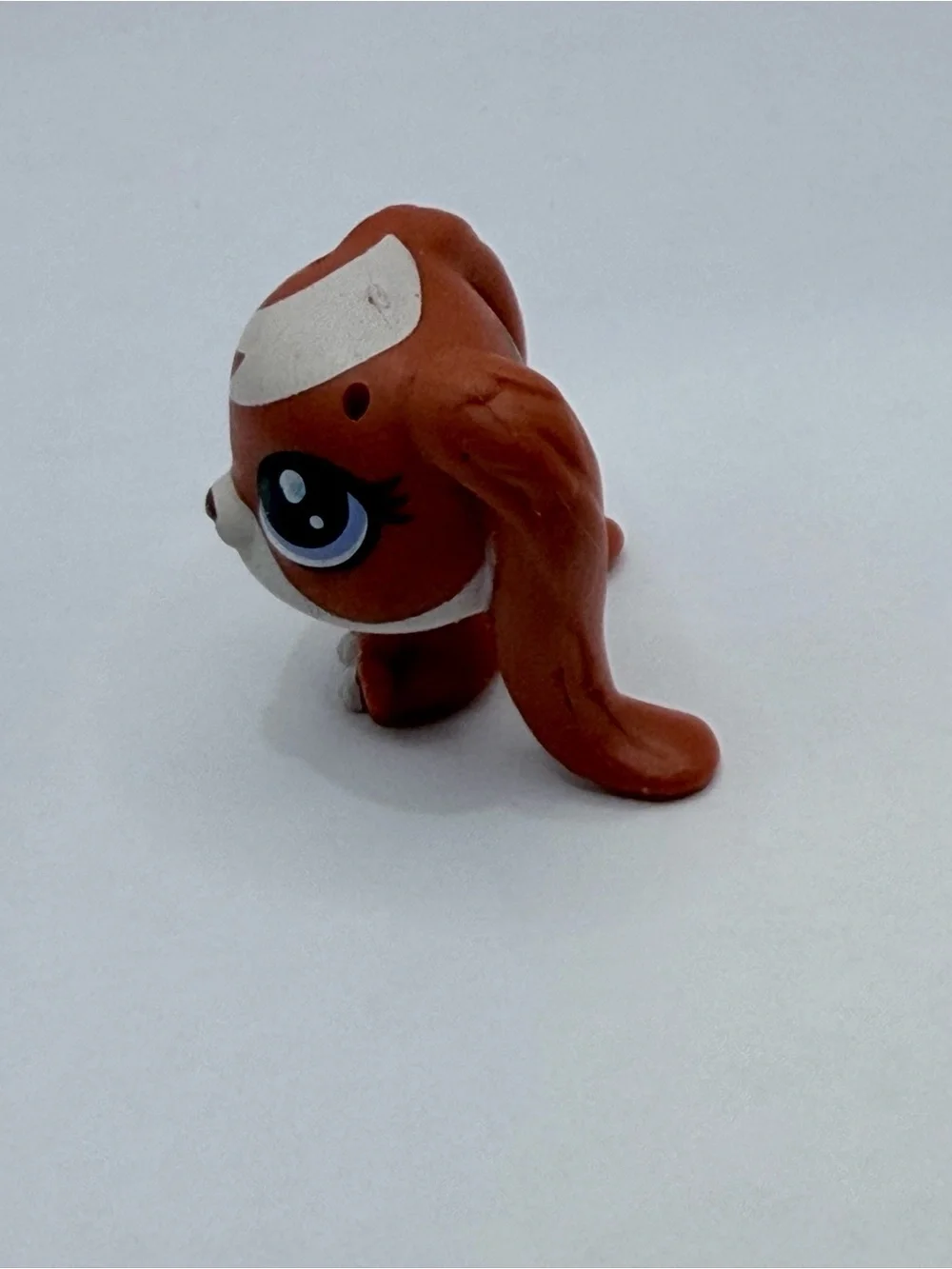 Small Pets Brown & White Puppy Figurine - Collectible Toy LPS